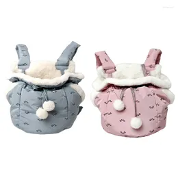 Cat Carriers Pet For Carrier Bag Warm Front Hanging Chest Pack Semi-Closed Shoulder Backpack Outdoor Carrying Strap