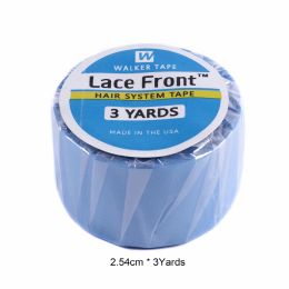 Adhesives 1inch* 3yards Blue Wig Support Double Sided Adhesive Tape For Hair Extension/Toupee/Lace Wig/Pu Extension