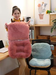 Pillow Back Office Waist Support Women's Sofa Seat S Integrated Lumbar Spine Student Chair