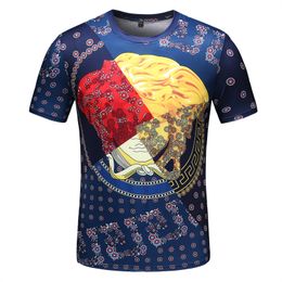 Asian size M-3XL Designer T-shirt Casual MMS T shirt with monogrammed print short sleeve top for sale luxury Mens hip hop clothin A31