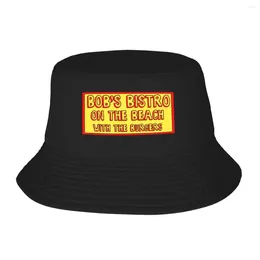 Berets Bob's Bistro Bucket Hats Panama For Kids Bob Hip Hop Fisherman Fishing Unisex Caps