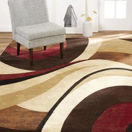 Carpets Carpet Living Room Decor Modern Area Rug Abstract Brown/Red For Rooms Home Decorations Rugs Textile