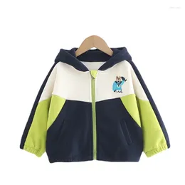Jackets 2024 Children's Autumn/winter Coat And Velvet Warm Outwear Fashionable Hooded Top Winter Kids Jacket
