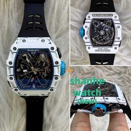 Mens watch luxury automatic movement watches high quality RM35-03 White Case Super Automatic Swiss Clone Quality