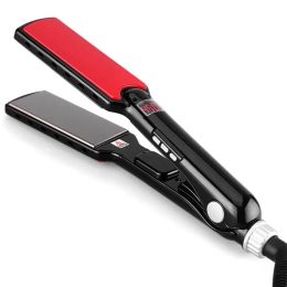 Irons Titanium Hair Straightener 480F High Temperature Professional Wide Plates Irons MCH Treatment Hair Flat Iron