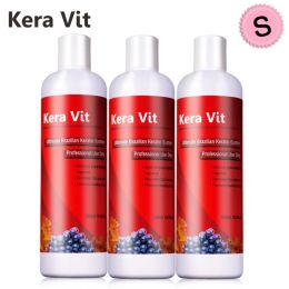 Treatments 3pc Keravit 500ml Brazilian Keratin Without Formaldehyde Keratin Moisturizing Treatment for Hair Care Sraighten Hair Salon