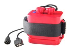 18650 Waterproof Battery Pack Case Storage Boxes 84V USB DC Charging 618650 Battery Power Bank Box for Bicycle Light2000613