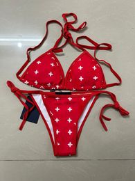Hot Selling Bikini Women Fashion Swimwear IN Stock Swimsuit Bandage Bathing Suits Sexy Pad Tow-piece Styles Size S-XL #8033