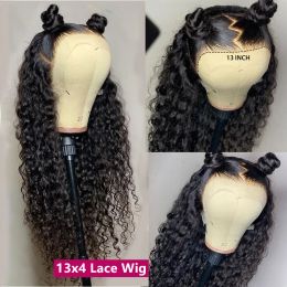 Wear And Go Glueless Wigs Human Hair Pre Plucked Pre Cut For Beginners Water Wave Lace Front Wigs 13x4 HD Lace Frontal Wigs