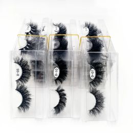 Eyelashes 25 mm Mink Eyelashes Fluffy Soft Thick Volume Eyelashes Long Dramatic Messy Mink Lashes Wholesale Lashes Vendor