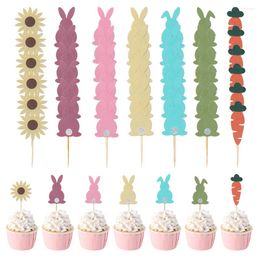 Party Decoration Easter Cupcake Topper Cake Kids Birthday Baby Shower Dessert Decor Happy