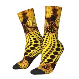 Men's Socks Happy Funny Male Men Hip Hop Yayoi Kusama Sock Polyester High Quality Women's Spring Summer Autumn Winter