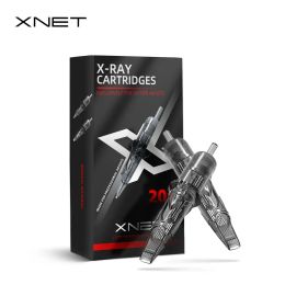 Needles XNET XRAY Tattoo Needle Cartridge Round Magnum RM Disposable Sterilised Safety Tattoo Needles 20pcs for Rotary Tattoo Machine