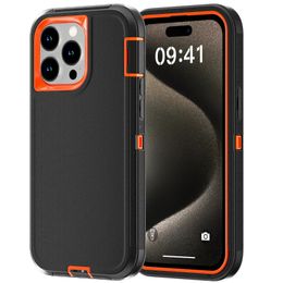 Heavy Duty Shockproof Defend Case For iPhone 15 14 13 12 11 Pro Max Case Cover