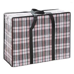 Storage Bags Luggage Organiser Bag Large Capacity Clothes Pack Container With Handle Zipper For Shoes Bedding Grocery