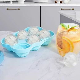 Ice Cream Tools Colourful Rhombic Silicone 3/6/36 Grid Ice Tray with Lid Soft Bottom Ice Cream Ice Cube Mould DIY Reusable Ice Maker Ice Cube Tray L240319