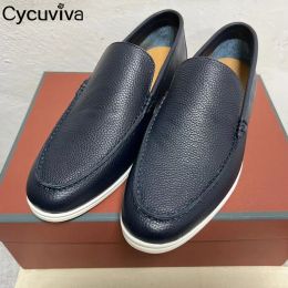 Loafers Hot Sale Unisex Flat Casual Shoes Women Cow Suede Loafers Men Summer Walk Mules Brand Business Shoes For Men 2023