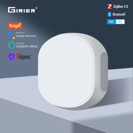 Control GIRIER Tuya Smart Wireless Multimode Gateway Bridge ZigBee Bluetooth Hub Supports Smart Life App Alexa Hey Google Yandex Alice