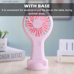 Electric Fans Mini fan handheld USB charging fan desktop air cooler outdoor travel manual fan cooling portable ventilation fanY240320