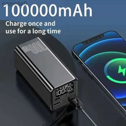 Cell Phone Power Banks Compact high-power 100W laptop power pack 100000mAh compatible with rectangular er FastCharging mobile power supply plyC24320