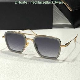 DITA Vintage Pilot Square Men Designer Sunglasses Fashion Shades Golden Frame Glasses UV400 Gradient LXN-EVO TCQI
