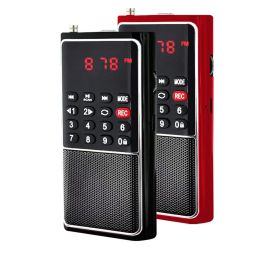 Radio EONKO Super Bass Digital FM Radio L338 with TF USB Recorder Rechargeable Battery