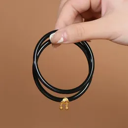 Bangle Jewellery Double Layer Bracelet Transparent Fashion Natural Pure Glass Hand-Carved Exquisite Round Woman