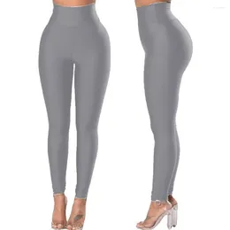 Women's Leggings 2024 Women High Waist Pants Solid Colour Hip Lift Skinny Stretch Trousers Spring Autumn Seamless Gym Fitness Yoga