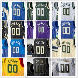 Men's Basketball Jersey 43 Thanasis Giannis 34 Antetokounmpo Damian 0 Lillard Khris 22 Middleton Bobby 9 Portis Jr. Brook 11 Lopez Malik 5 Beasley Jae 99 Crowder Printed