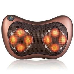 Home Office Car Use Massage Pillow Deep Kneading Shitasu neck massage pillow Body OEM Power CUSHION ROHS Color Relax ABS 240309