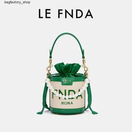 Limited Factory Clearance Is Seller of New Designer Handbags Drawstring Bucket Bag Fashionable New High Handheld One Shoulder Letter