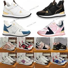 2024 Mn Run Away Snakrs Shos Whit Gold Multi Calf Lathr Dnim Msh RUN Trainr Womn Runnr Walk Jogging Sho Unisx Tnnis Casual Top Quality 35-46