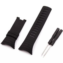Watch Accessories For Suunto core Watches Men 100% All Standard Bracelet Black Belt Tape Strap285w
