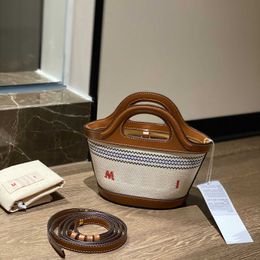 handle luxury weave Straw Raffias Bags Womens designer Shoulder basket Beach bag Crossbody travel tote handbag clutch bag 240315