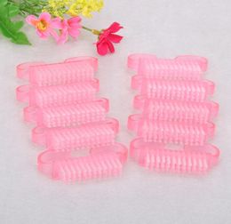 Nail Art Dust Cleaning Brush Plastic Handle DIY Pedicure Manicure Nail Cleaning Scrubbing Brushes Tools RRA9532695893