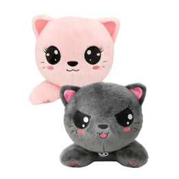 2024 Factory wholesale 25cm 2-color Miss Misa Plushy & Moon Plushy animation film and television peripheral cat dolls for children's gifts