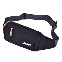 Waist Bags Pack Women Running Waterproof Bag Mobile Phone Holder Men Female Belt Fitness Travel Pouch Pink Chest