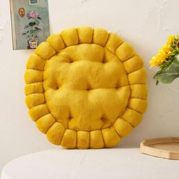 Pillow Chair Mat Beautiful Adorable Cookies Shape Pad Round Seat Lovely Biscuits Shaped For Sofa