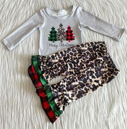 New Design Fall Winter Outfits Kids Designer Clothes Girls Christmas Outfits Toddler Girls Bell Bottom Outfits Boutique Children C4147266