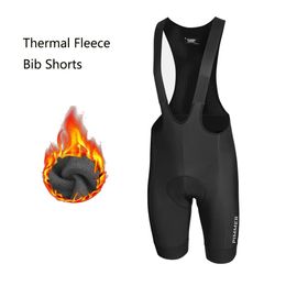 2024 PIMMER Winter Thermal Fleece Cycling Bibs Shorts Men 6 Hour Ride High Quality Bicycle Bib Shorts 4 Colour 240315