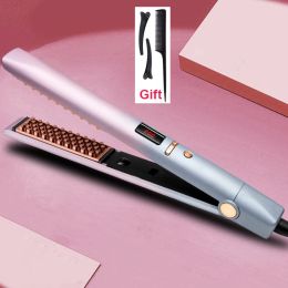 Irons NEW 3D Fluffy Corn Curling Iron Curling Tongs LCD Display Wave Curling Iron Electric Ceramic Negative Ion Digital Styling Tools