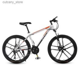 Bikes Ride-Ons Duty free in Korea Outdoor Cycling Bicyc 26Inch 30Speeds Dual Disc Brake Mountain Bike Adult students L240319