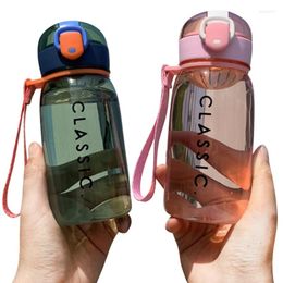 Water Bottles Plastic Bottle For Drinking Portable Travel Sport Fitness Cup Female Tea Coffee Kitchen Tool
