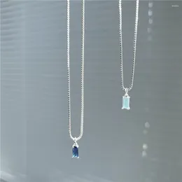 Chains Vintage Elegant Crystal Necklaces Korean Clavicle Choker Neck Jewellery Zircon Pendant For Girls Women
