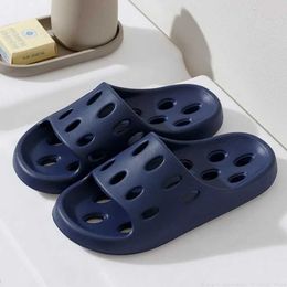 Slippers Bathroom House Cheese Shower Lightweight Water Leaky Beach Flip Flop Swimming Leaking Quick Drying Sandals Ladies01K6RN H240322