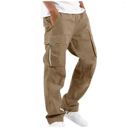 Men's Pants Black Cargo Men Joggers Hip Hop Hippie Trousers For Streetwear Plus Size Pockets Oversize