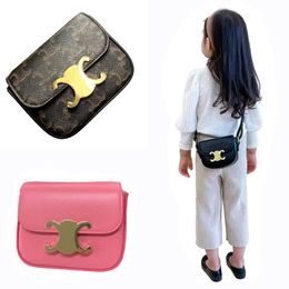 Baby Girls Luxury Designer Bags Kids Shoulder Bag Mini Princess Purses Children Cute Letter Casual Shoulder Bag Candy Handbags