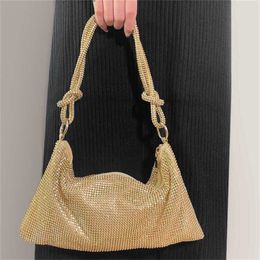 Stylish Shoulder Bags Diamond Underarm Designer Handbags Tote Bag Popular Full Handheld Womens Bag 240311