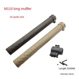 M110 long silencing+air guide KAC quick release metal front pipe trimmer Aluminium