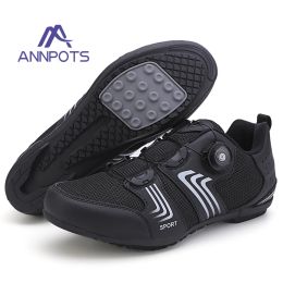 Footwear 2022 Men Cycling Shoes Racing Bike Shoes MTB SelfLocking Speed Bicycle Sneakers Spd Cleats Women Mountain Road Cycling Footwear